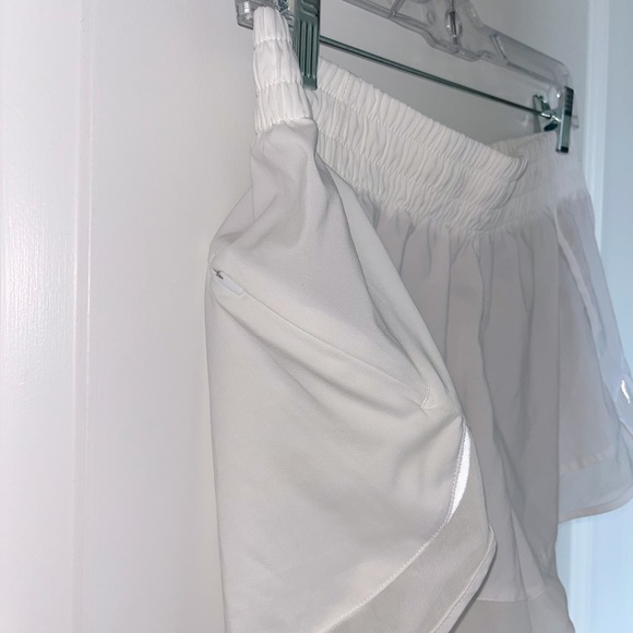 ATHLETA White Athletic Shorts, Adult Small - Picture 3 of 4